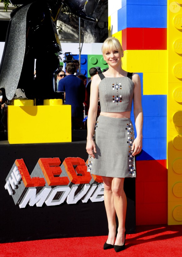 Anna Faris lors de l'avant-première de Lego Movie à Los Angeles, le 1er février 2014.