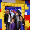 Mark Wahlberg en famille lors de l'avant-première de Lego Movie à Los Angeles, le 1er février 2014.