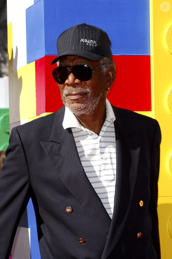 Morgan Freeman lors de l'avant-première de Lego Movie à Los Angeles, le 1er février 2014.