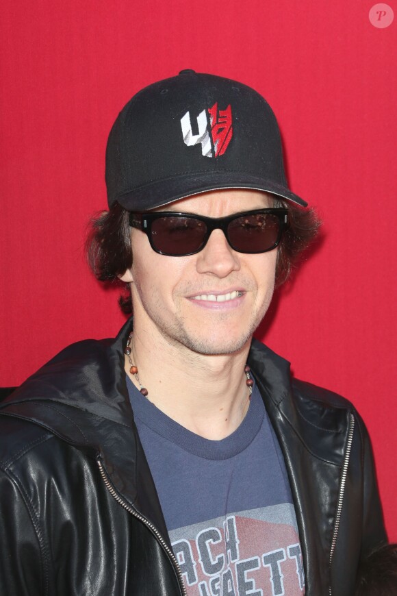 Mark Wahlberg lors de l'avant-première de Lego Movie à Los Angeles, le 1er février 2014.