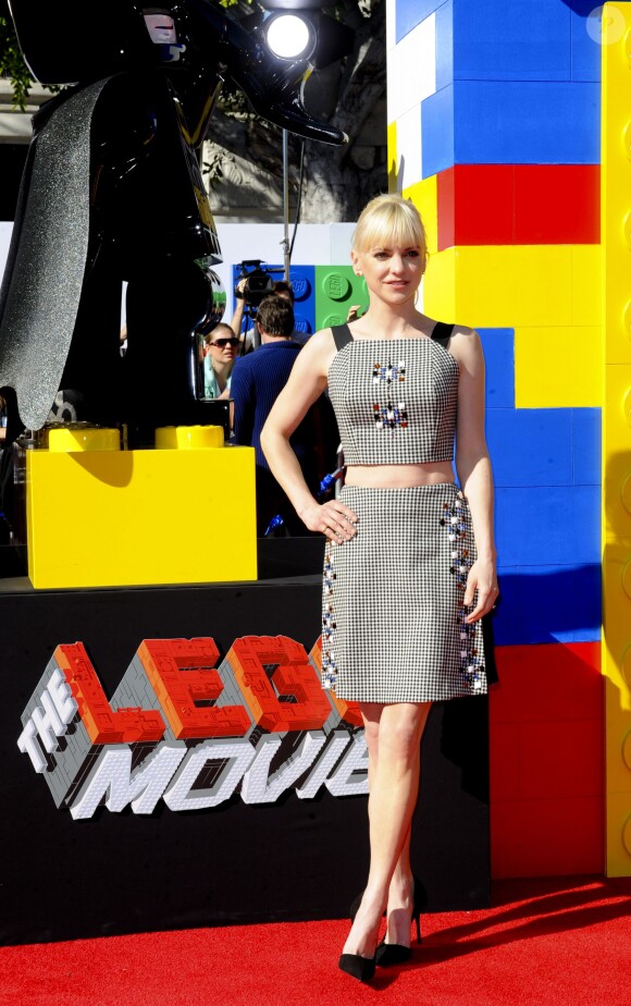 Anna Faris lors de l'avant-première de Lego Movie à Los Angeles, le 1er février 2014.