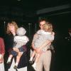 Mia Farrow, Woody Allen et leurs enfants (photo d'archives)
