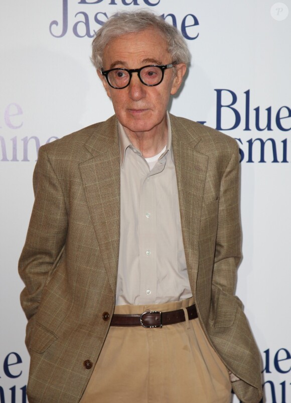 Woody Allen lors de l'avant-première du film "Blue Jasmine" à Paris, le 27 août 2013
