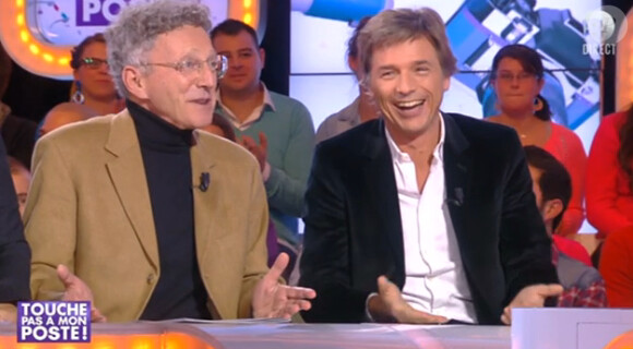 Nelson Monfort et Guy Lagache - Emission "Touche pas à mon poste" du 3 février 2014.