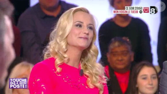 Elodie Gossuin dans Touche pas à mon poste sur D8, le 4 février 2014.