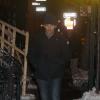 Ethan Hawke rend visite à l'ex-compagne de Philip Seymour Hoffman, Mimi O'Donnell, à New York le 4 février 2014.