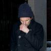 Ethan Hawke rend visite à l'ex-compagne de Philip Seymour Hoffman, Mimi O'Donnell, à New York le 4 février 2014.