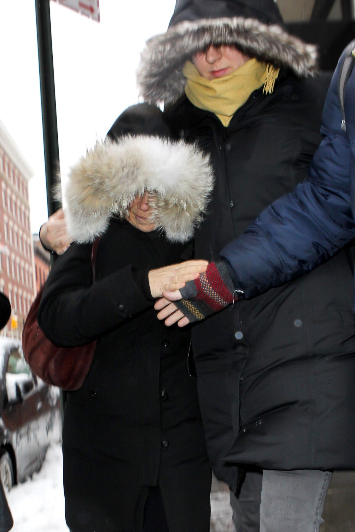 Photo : Mimi O'Donnell, veuve de Philip Seymour Hoffman, à la sortie de ...