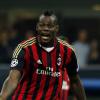 Mario Balotelli lors du match entre le Milan AC et le Celtic de Glasgow à San Siro à Milan, le 18 septembre 2013