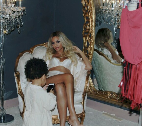 Beyoncé s'est offert une séance photo avec sa fille Blue Ivy.