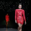 Kai Graham défile lors de la soirée "Go Red For Women", dans le cadre de la fashion week à New York, le 6 février 2014.