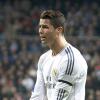 Cristiano Ronaldo fêtait ses 29 ans lors du match de la coupe du roi entre le Real Madrid et l'Atletico Madrid le 5 février 2014.