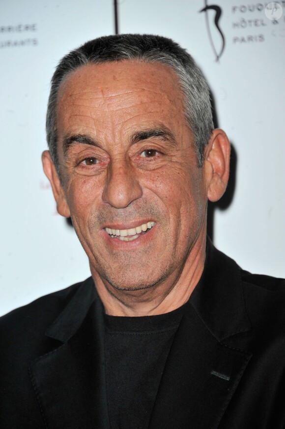 Thierry Ardisson - Photocall de la 2eme soirée d'inauguration du restaurant de 'La Petite Maison Niçoise'. A Paris le 22 janvier 2013.