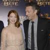 Léa Seydoux et Vincent Cassel à l'avant-première du film "La Belle et La Bête" à Paris le 9 février 2014.