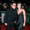 Marc Anthony et Dayanara Torres, à la première de Bringing out the dead, à New York, le 20 octobre 1999.