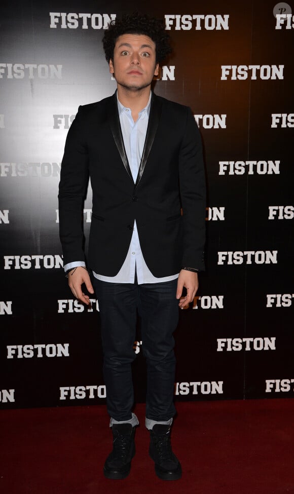 Kev Adams lors de la première du film Fiston au Grand Rex à Paris, le 10 février 2014.