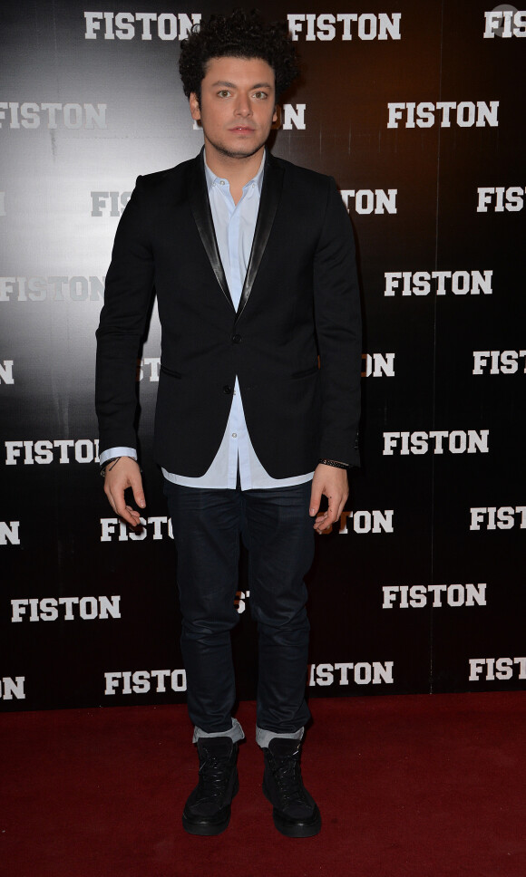 Kev Adams lors de la première du film Fiston au Grand Rex à Paris, le 10 février 2014.