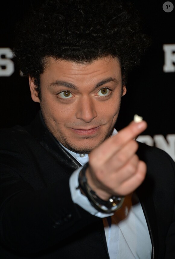 Kev Adams lors de la première du film Fiston au Grand Rex à Paris, le 10 février 2014.