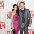 Matt Damon et sa femme Luciana Barroso lors de la première du film "The Monuments Men" à Londres, le 11 février 2014.