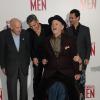 Bill Murray, Harry Ettlinger, George Clooney, Anne Olivier Bell et Grant Heslov lors du photocall du film Monuments Men à Londres, le 11 février 2014.