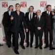 Bill Murray, Harry Ettlinger, George Clooney, Jean Dujardin, Anne Olivier Bell et Grant Heslov au photocall du film Monuments Men à la National Gallery à Londres, le 11 février 2014.