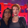 Natacha Polony retrouve sa complice Audrey Pulvar dans le "Grand 8" sur D8. Mercredi 12 février 2014.