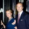 La princesse Carolina de Bourbon-Parme et son mari Albert Brenninkmeijer le 1er février 2014 au gala célébrant les 33 ans de règne de la princesse Beatrix des Pays-Bas, à Rotterdam.