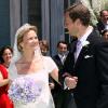 Mariage de la princesse Carolina de Bourbon-Parme et d'Albert Brenninkmeijer, le 12 juin 2012 à Florence.