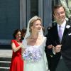 Mariage de la princesse Carolina de Bourbon-Parme et d'Albert Brenninkmeijer, le 12 juin 2012 à Florence.
