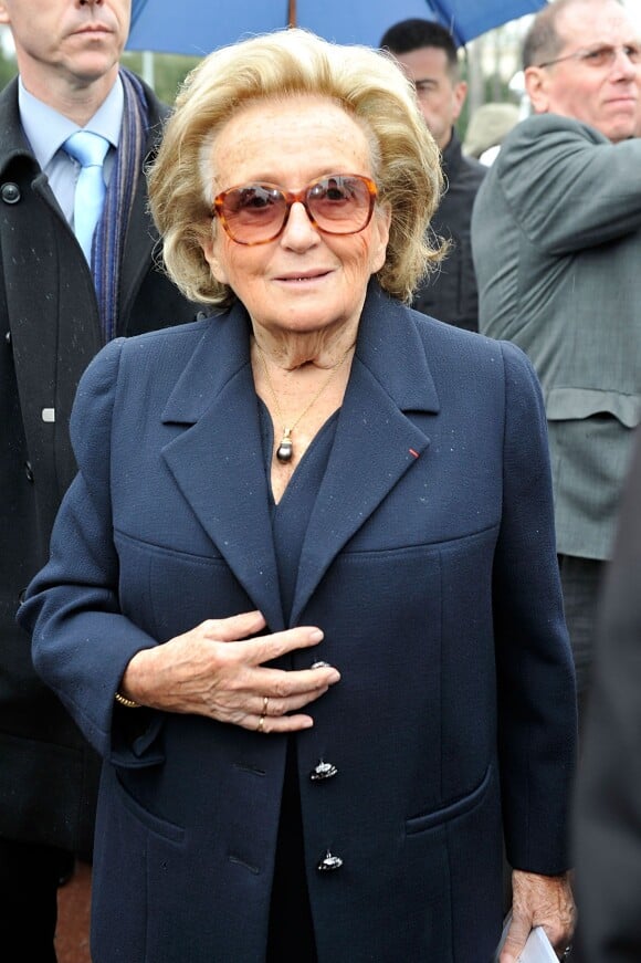 Bernadette Chirac participe à la dernière étape de l'opération Pièces Jaunes à Nice, le 8 février 2014.