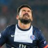 Ezequiel Lavezzi lors du match de ligue des champions entre le Paris Saint-Germain et l'Olympiacos au Parc des Princes à Paris, le 27 novembre 2013