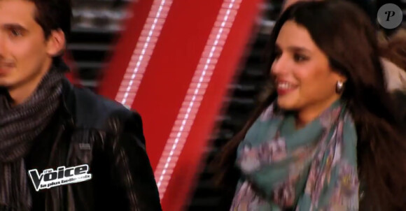 Laetitia Sole dans The Voice 3 sur TF1 le samedi 15 février 2014