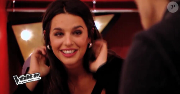 Laetitia Sole dans The Voice 3 sur TF1 le samedi 15 février 2014