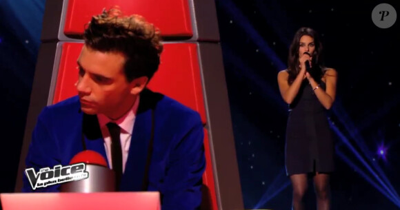Laetitia Sole dans The Voice 3 sur TF1 le samedi 15 février 2014
