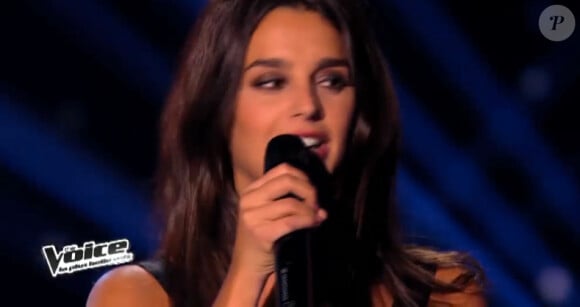 Laetitia Sole dans The Voice 3 sur TF1 le samedi 15 février 2014