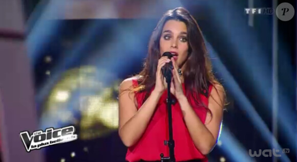 Prestation de Laetitia Sole dans The Voice sur TF1 le samedi 17 mars 2012