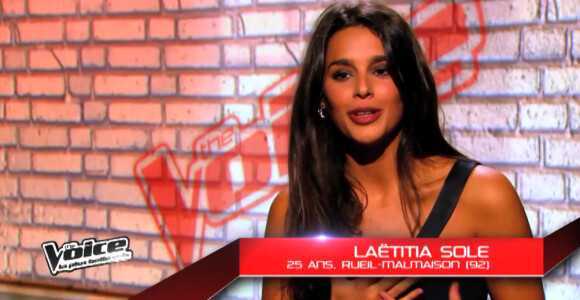 La ravissante Laetitia Sole retente sa chance dans The Voice 3 sur TF1 le samedi 15 février 2014