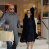 La chanteuse Céline Dion fait du shopping dans un magasin Michael Kors à Beverly Hills (Los Angeles), le 13 février 2014.