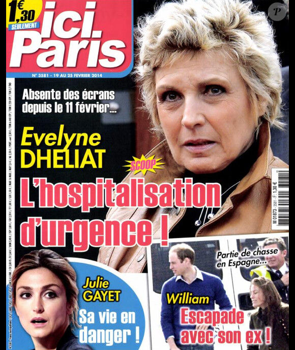 Magazine Ici Paris du 19 au 25 février 2014.