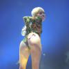Miley Cyrus en concert dans le cadre de son "Bangerz Tour" au Honda Center d'Anaheim, le 20 février 2014.