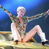 Miley Cyrus en concert dans le cadre de son "Bangerz Tour" au Honda Center d'Anaheim, le 20 février 2014.