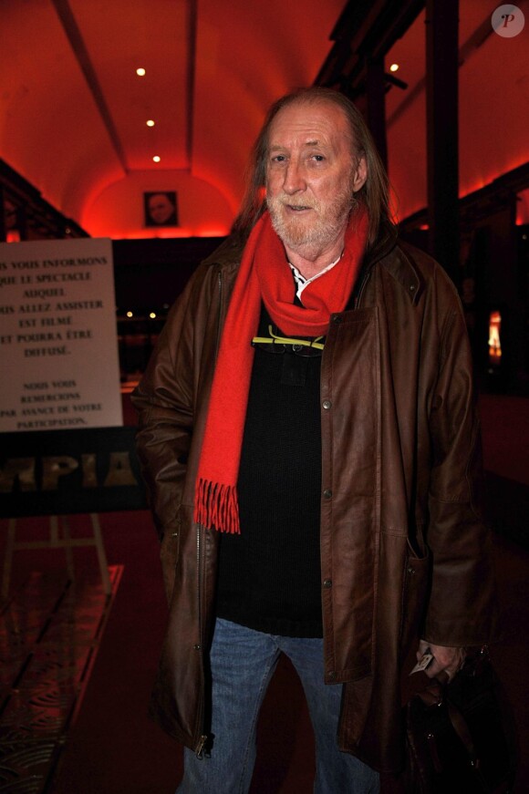 Corbier à Paris en janvier 2012