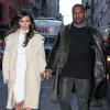 Kanye West et Kim Kardashian sont allés déjeuner au restaurant "ABC Kitchen" à New York, le 22 février 2014.