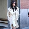 Kim Kardashian dans les rues de New York, le 22 février 2014.