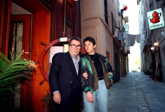 Claude et Hélène Nougaro à Bastia en 1994. 