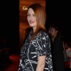 Elodie Frégé arrive au défilé de mode "Guy Laroche", collection prêt-à-porter Automne-Hiver 2014/2015, au Grand Palais à Paris. Le 26 février 2014