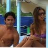 Filippo Inzaghi et Alessia Ventura à Forte dei Marmi, le 28 juin 2009.