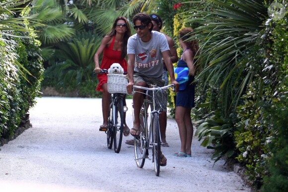 Filippo Inzaghi et Alessia Ventura à Forte dei Marmi, le 30 juin 2009.