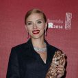 Scarlett Johansson et son César d'honneur - cérémonie des César 2014, le 28 février
