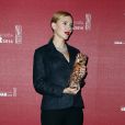 Scarlett Johansson et son César d'honneur - cérémonie des César 2014, le 28 février